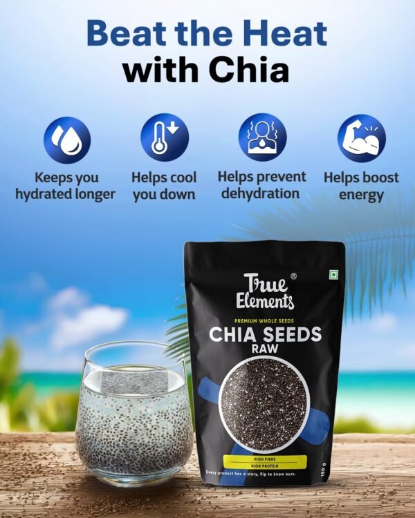 True Elements Chia Seeds 1kg (500g x 2) | Buy 1 Get 1 Free! - Image 3
