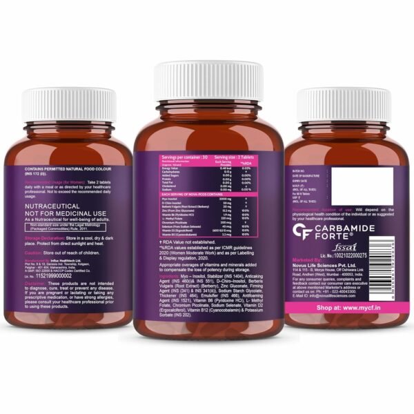 Carbamide Forte PCOS Supplements for Women - Image 4