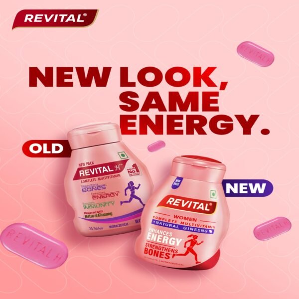 Revital H for Woman 30 Capsules Pack of 2 - Image 3