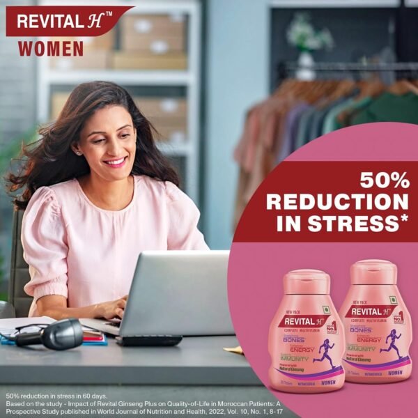Revital H for Woman 30 Capsules Pack of 2 - Image 4