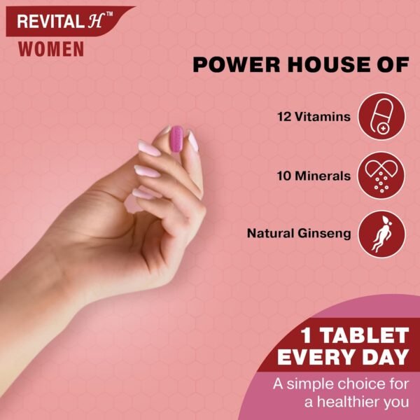 Revital H for Woman 30 Capsules Pack of 2 - Image 5