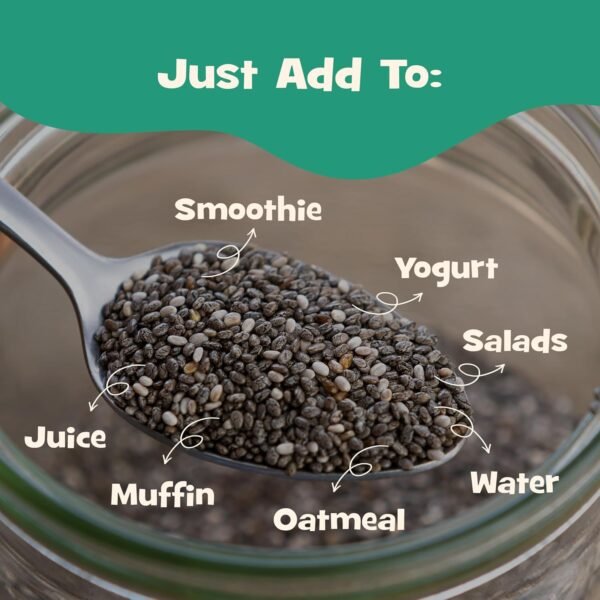 Nourish You Chia Seeds (500g) – 100% Natural Superfood - Image 4