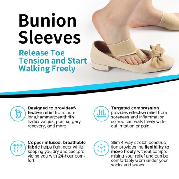 Qusidepo Bunion Corrector – Silicone Gel Pads (Pair) - Image 4