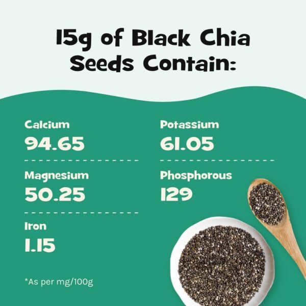Nourish You Chia Seeds – 2Kg (Jar) - Image 3