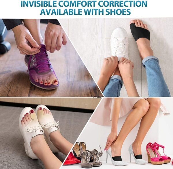 RANUR Unisex Bunion Corrector – Silicone Gel Pad & Toe Separator - Image 5