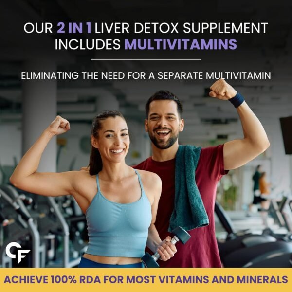 Carbamide Forte Liver Detox Supplement (120 Vegan Tablets) - Image 4