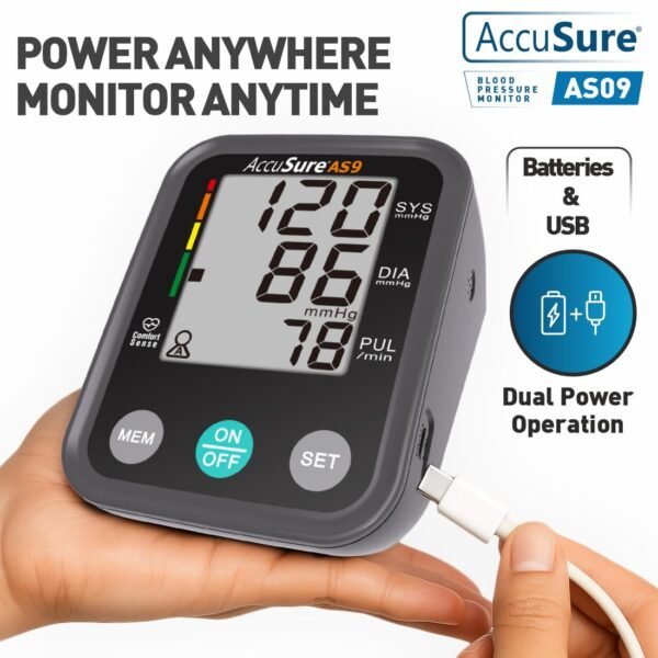 AccuSure AS09 Digital Blood Pressure Monitor - Image 6