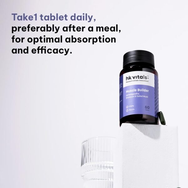 HealthKart HK Vitals Muscle Builder (60 Tablets) - Image 6