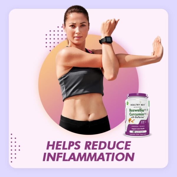 HealthyHey Boswellia & Curcumin with Bioperine - Image 3