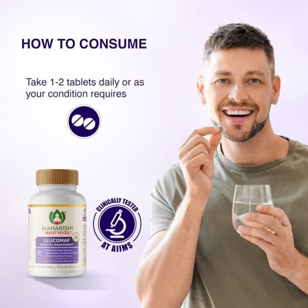 Maharishi Ayurveda Glucomap (60 Tablets) - Now ₹314 - Image 3
