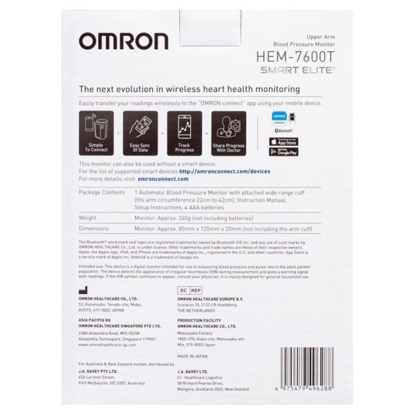 Omron Smart Elite+ HEM 7600T Blood Pressure Monitor – Comprehensive Review - Image 5