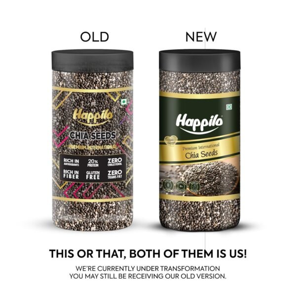 Happilo Premium Chia Seeds – 500g Jar (Pack of 2) - Image 4
