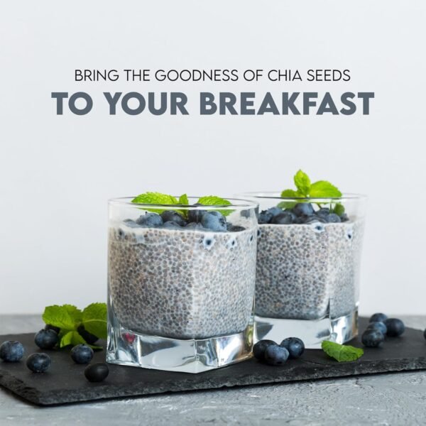 Happilo Premium Chia Seeds – 500g Jar (Pack of 2) - Image 6