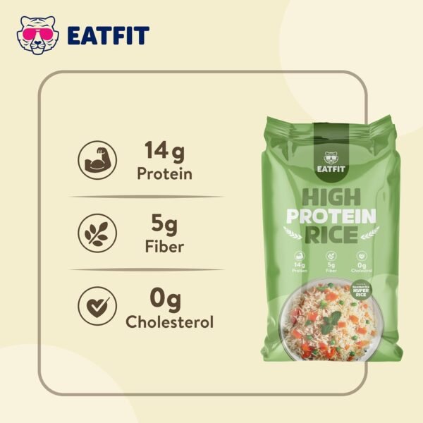Eat fit High Protein Rice - Low GI Sugar Free - Diabetic Safe - Image 2