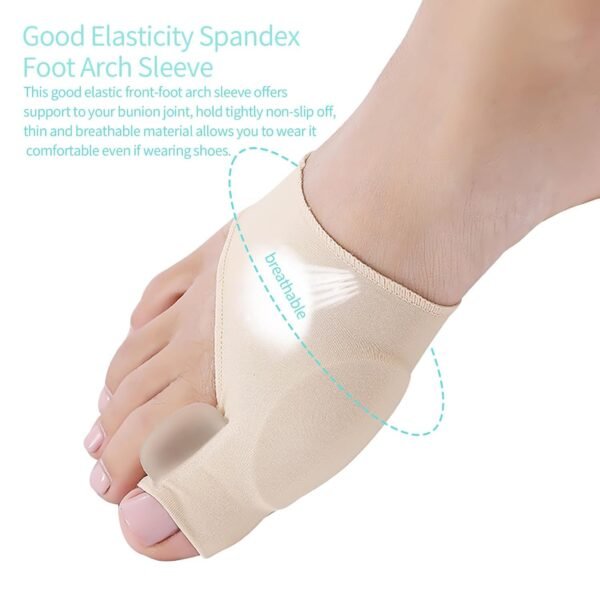 Qusidepo Bunion Corrector – Silicone Gel Pads (Pair) - Image 2