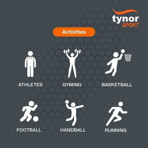 TYNOR Calf & Shin Support Air Pro (Medium, Pack of 2) - Image 2