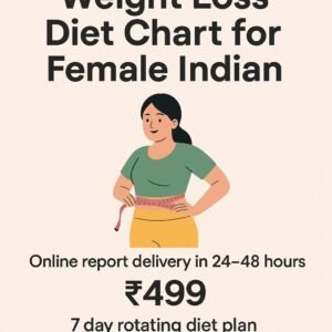 7-Day Weight Loss Diet Chart for Indian Women