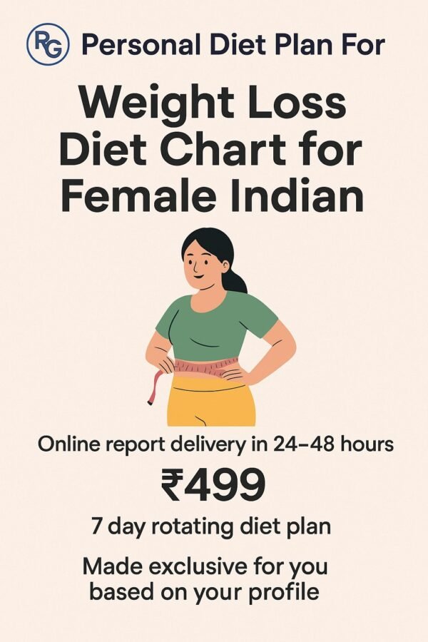 7-Day Weight Loss Diet Chart for Indian Women