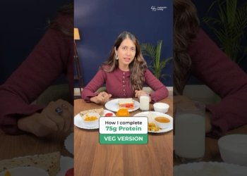 Vegetarian Diet Plan with 75 gms Protein #whatieatinaday