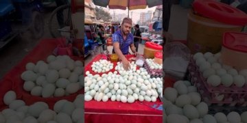 Most Popular Boiled Egg with Spicy Masala and Chutney - Healthy Street Food #shorts