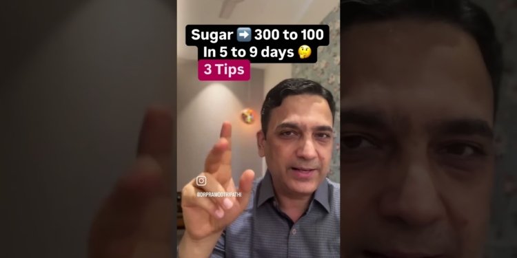 Sugar 300 to 100 in 5 to 9 days #diabetesreversal #diabetes #sugar #english #sugarcontrol