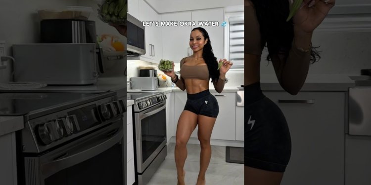 Okra Water Health Benefits 💧 #healthylifestyle