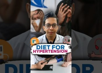Diet For Hypertension(High Blood Pressure) | Dt.Bhawesh | #diettubeindia #dietitian #shorts
