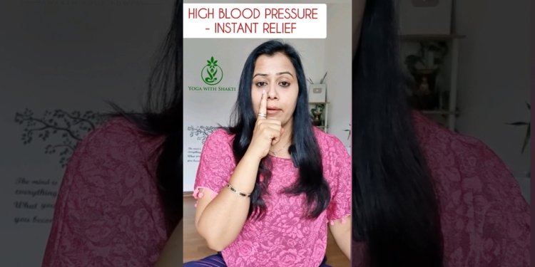 One Yoga Breathing for instant Relief in Hypertension or High Blood pressure
