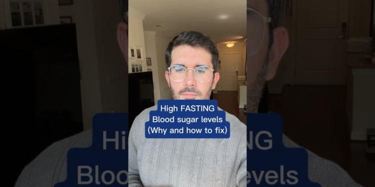 High FASTING blood sugar levels