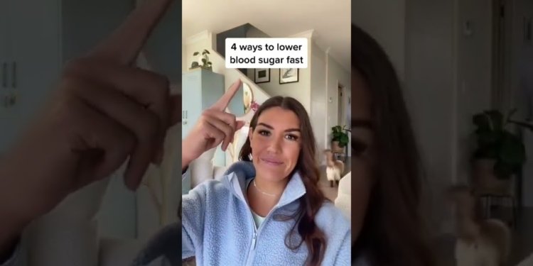 4 ways to lower blood sugar FAST! #shorts
