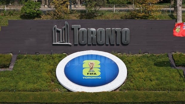 A City of Toronto and FIFA World Cup 2026 logo.