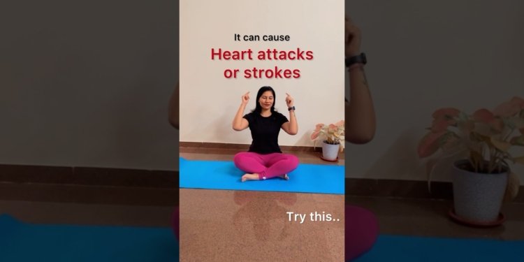 How to cure High BP with the help your yoga asana #bp #yoga #homeexercise #fitness