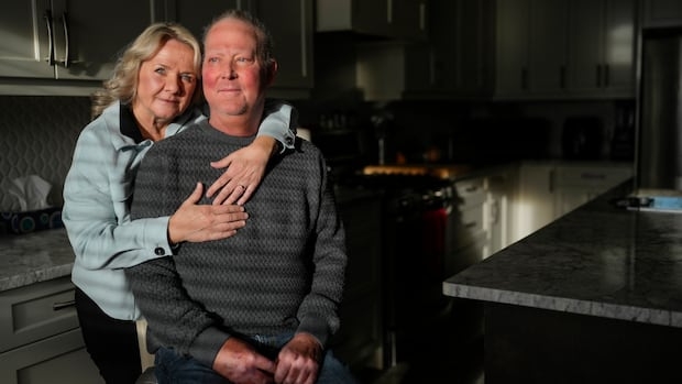 Steve and Kelly Blake in the kitchen of their Calgary home.