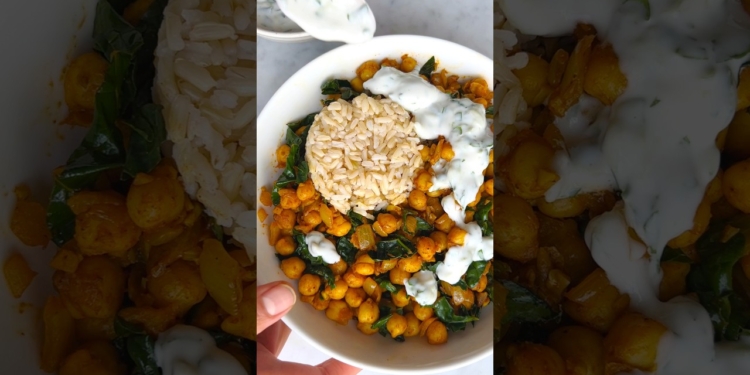 ALMOST PERFECT DINNER @cookingforpeanuts high-protein, fiber, fermented, quick, budget, vegan