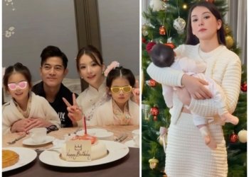 Aaron Kwok's wife Moka Fang shares rare shots with their baby 