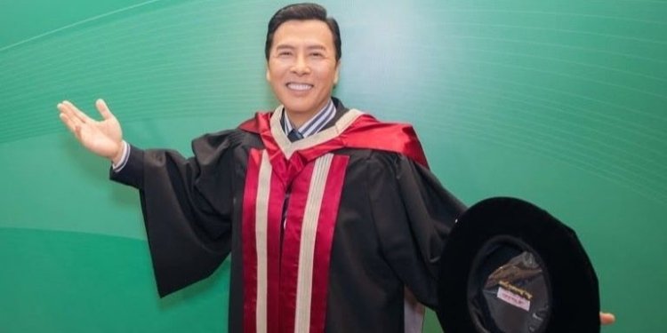 Action star Donnie Yen receives honorary doctorate from Hong Kong university