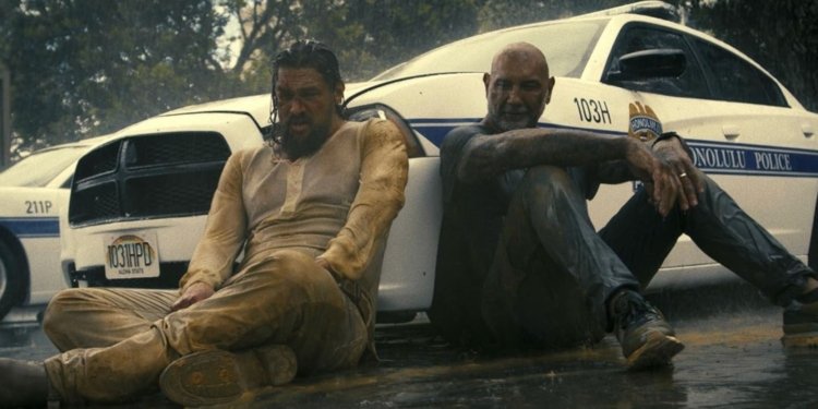 Jason Momoa, Dave Bautista break down their 'Wrecking Crew' characters' dynamic