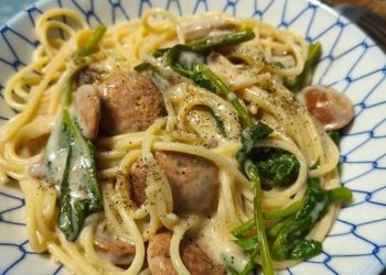 Recipe: Delicious pasta using leftover kangkong