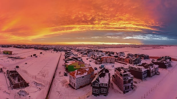 Chinook arch at sunset.