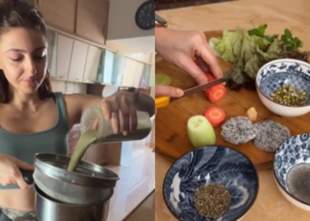 Soha Ali Khan shares her morning green juice