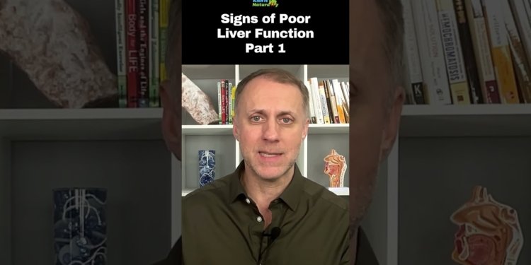 Signs of Poor Liver Function Part 1