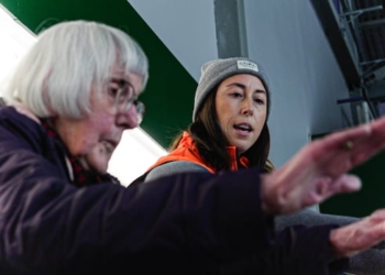 Two women actively moving.