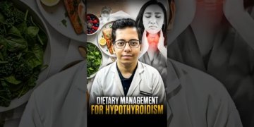Dietary Management for Hypothyroidism | Dt.Bhawesh | #diettubeindia #dietitian #thyroid #shorts