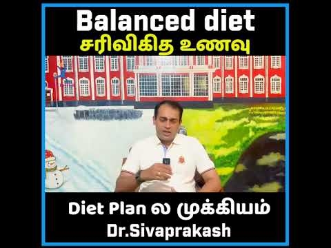 Balanced diet சரிவிகித உணவு DIET PLAN ல முக்கியம் Dr Sivaprakash