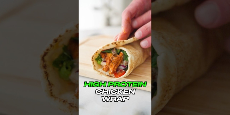 52G Protein Chicken Wrap 🫡 (354 cals)