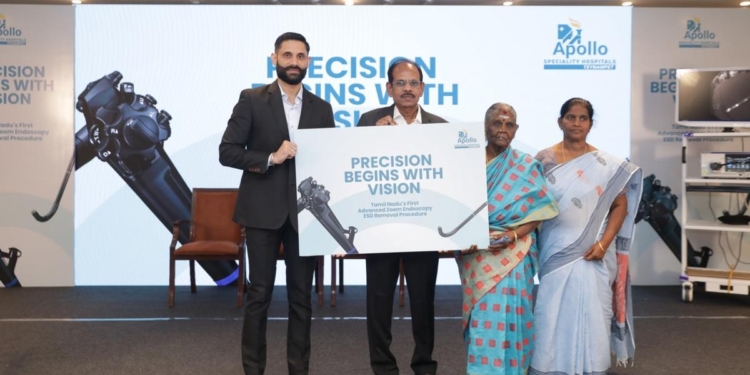Apollo Speciality Hospitals perform zoom-assisted endoscopic procedure on 80-year-old woman