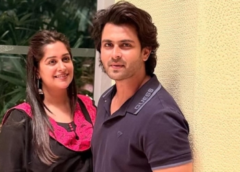 Liver cancer patient Dipika Kakar with husband Shoaib