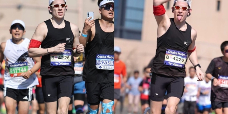 Jake Ejercito sets new personal record in Osaka Marathon