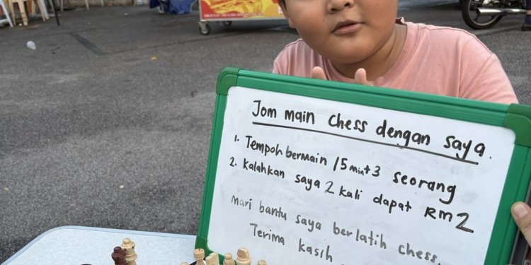 Malaysian boy with autism wants someone to play chess with him