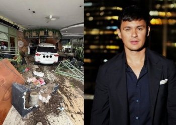Matteo Guidicelli assures no one hurt after car crashes into family's restaurant